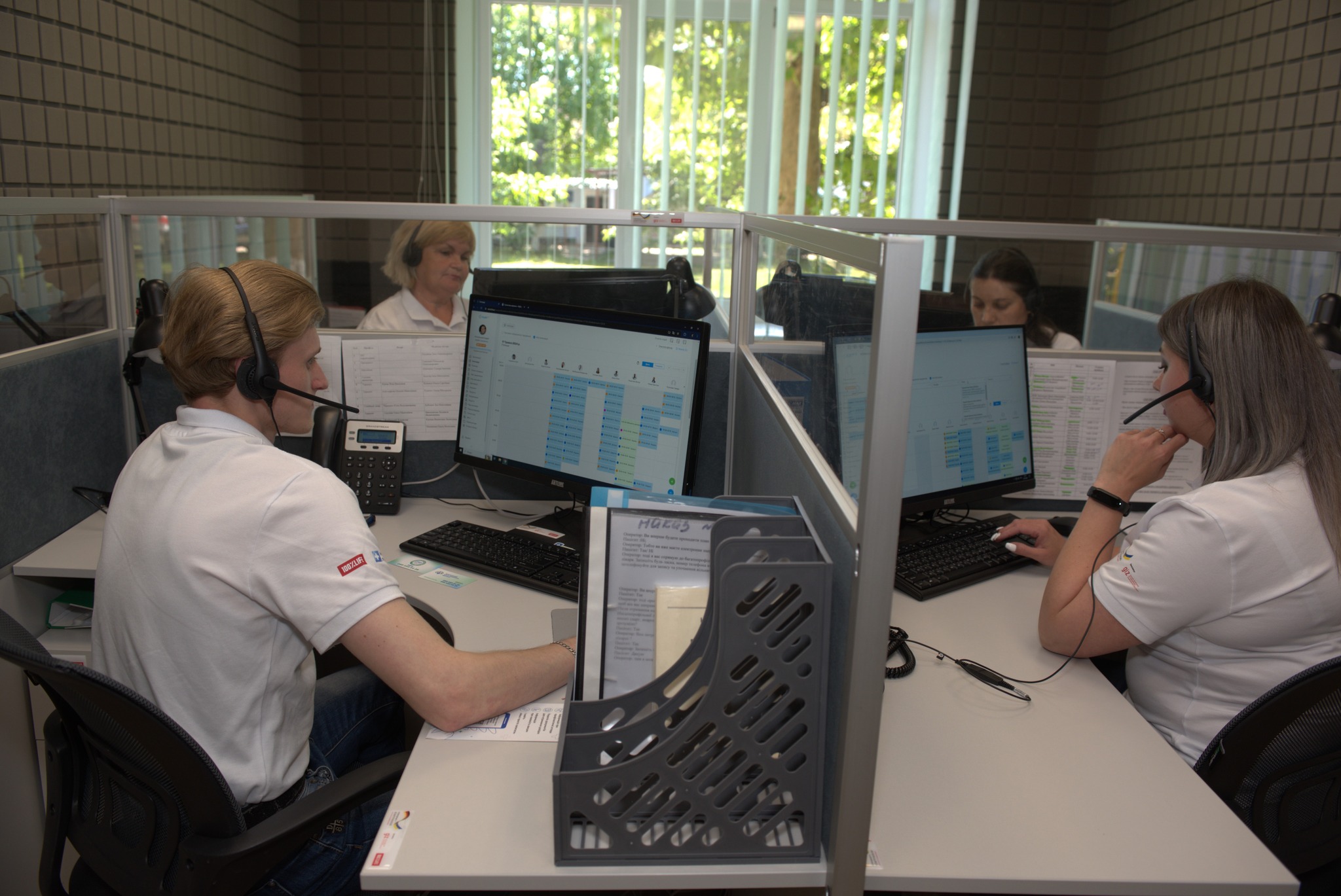 In the Mykolaiv region, a modern call center was opened in the health care facilities of the Bashtanskyi district.    